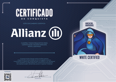 ALLIANZ BRASIL - Hacker Rangers White Certified