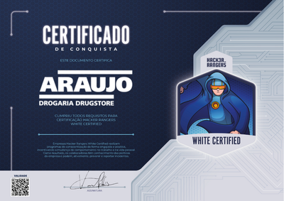 Drogaria Araújo - Hacker Rangers White Certified