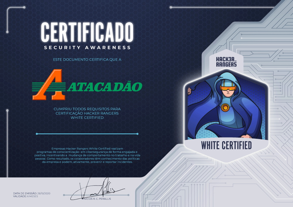ATACADÃO- Hacker Rangers White Certified