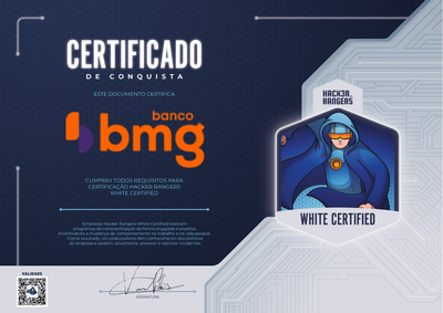 Banco BMG - Hacker Rangers White Certified