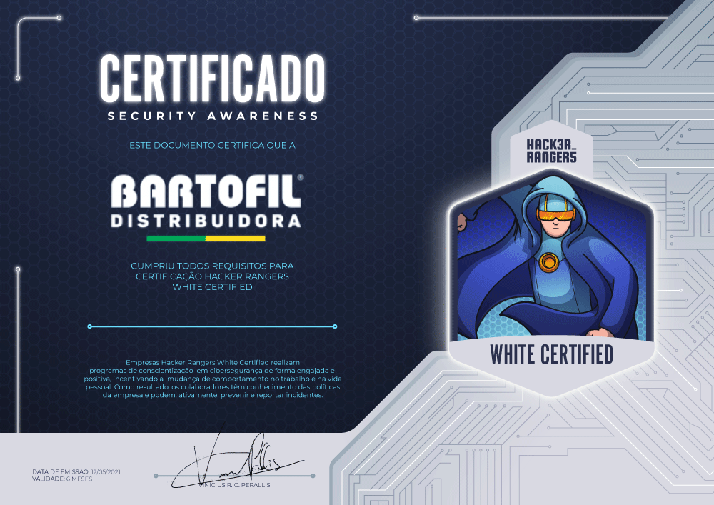 BARTOFIL - Hacker Rangers White Certified