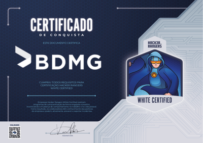 BDMG - Hacker Rangers White Certified