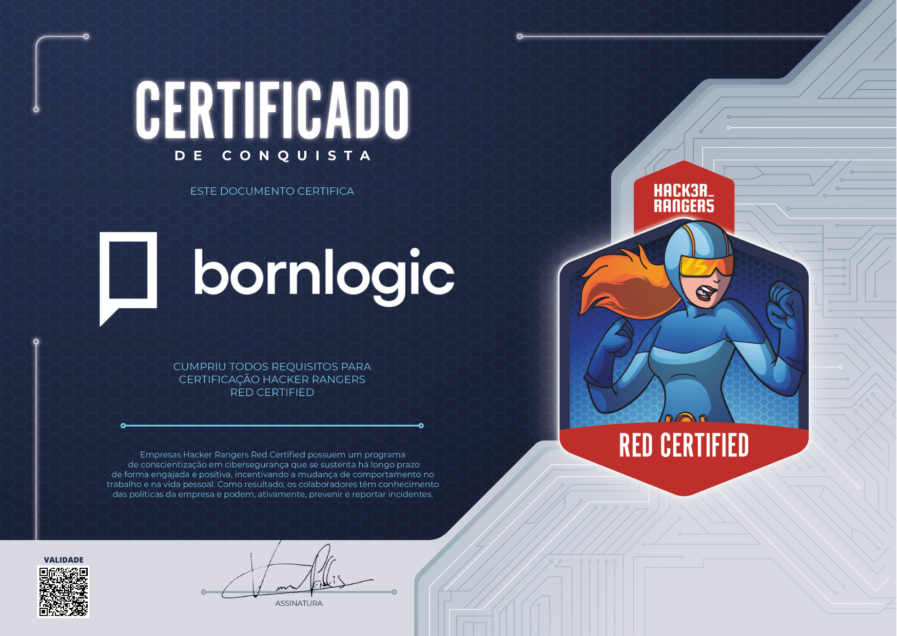 Bornlogic - Hacker Rangers Red Certified