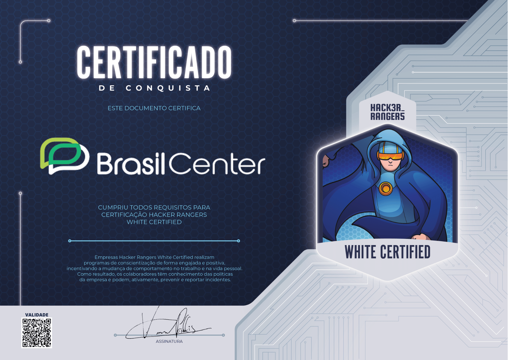 BrasilCenter - Hacker Rangers White Certified