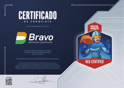 Bravo Serviços Logísticos - Hacker Rangers Red Certified
