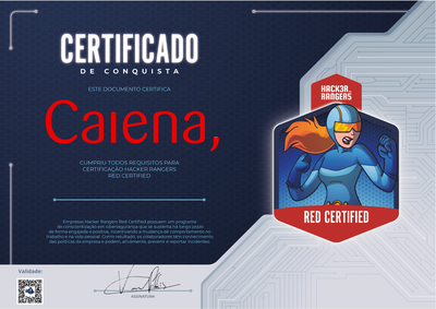 Caiena - Hacker Rangers Red Certified