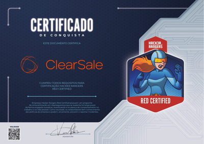 Clear Sale - Hacker Rangers Red Certified