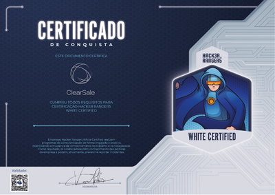 Clearsale - Hacker Rangers White Certified