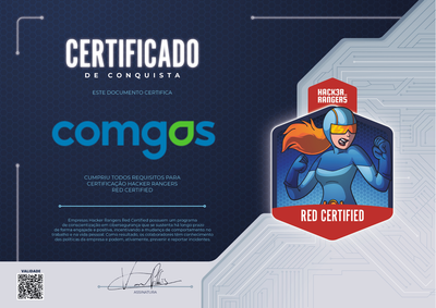 COMGÁS - Hacker Rangers Red Certified