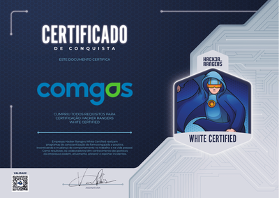 Comgás - Hacker Rangers White Certified