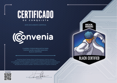 Convenia - Hacker Rangers Black Certified