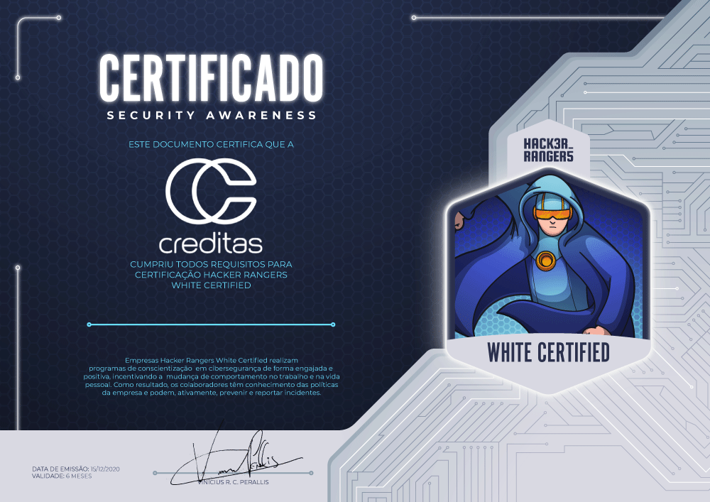 CREDITAS - Hacker Rangers White Certified