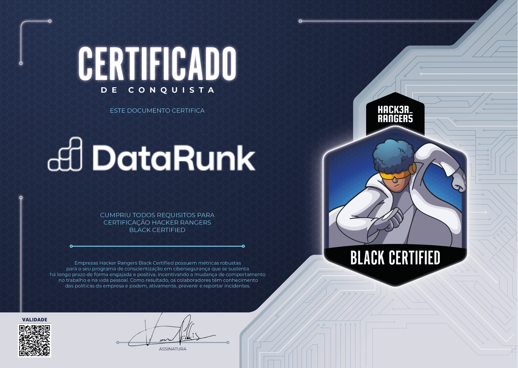 DataRunk - Hacker Rangers Black Certified