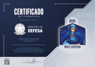 Ministério da Defesa - Hacker Rangers White Certified