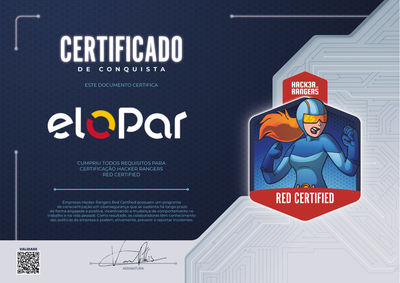 Elopar - Hacker Rangers Red Certified