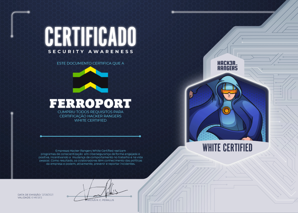 FERROPORT - Hacker Rangers White Certified
