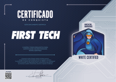 First Tech - Hacker Rangers White Certified