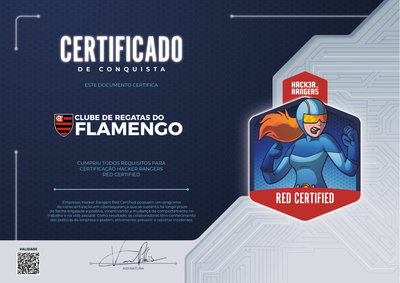Flamengo - Hacker Rangers Red Certified