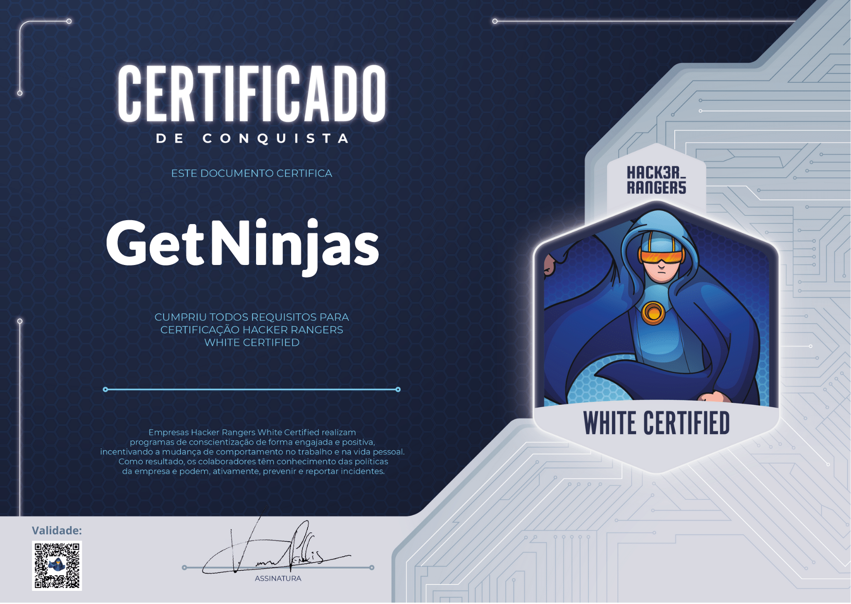 GetNinjas - Hacker Rangers White Certified
