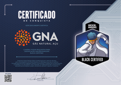 GNA - Gas Natural do Açu S/A - Hacker Rangers Black Certified