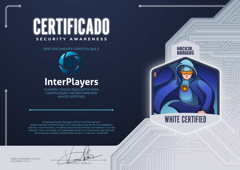 InterPlayers - Hacker Rangers White Certified