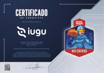 Iugu - Hacker Rangers Red Certified