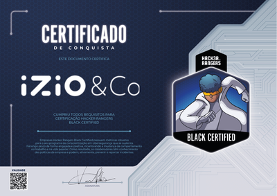 Izio - Hacker Rangers Black Certified