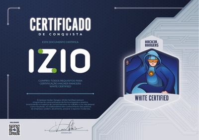 Izio - Hacker Rangers White Certified