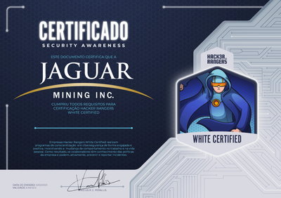 JAGUAR MINING - Hacker Rangers White Certified