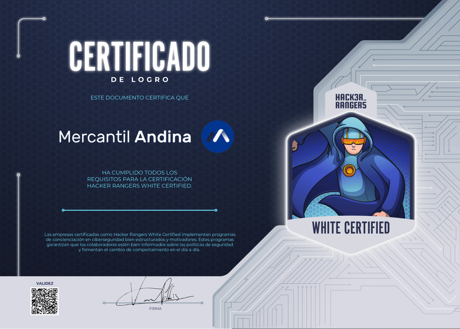 La Mercantil Andina - Hacker Rangers White Certified
