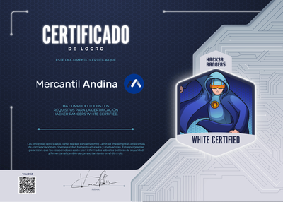 La Mercantil Andina - Hacker Rangers White Certified