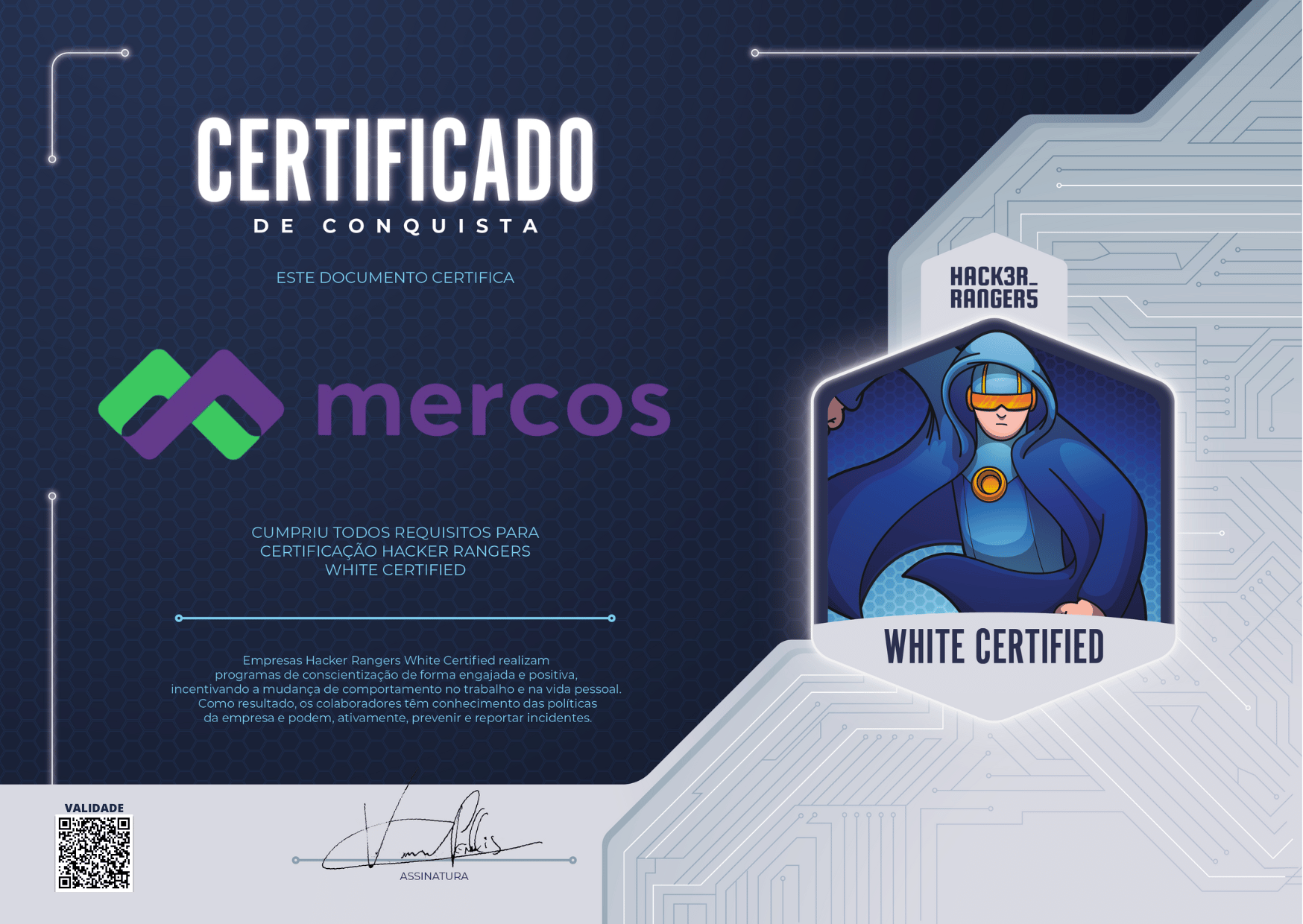 Mercos - Hacker Rangers White Certified
