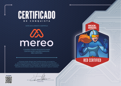 Mereo - Hacker Rangers Red Certified