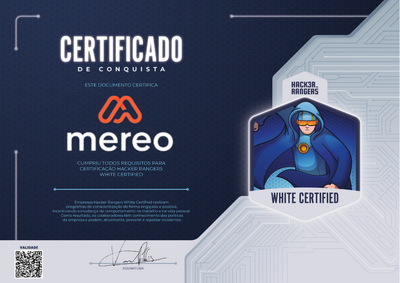 Mereo - Hacker Rangers White Certified