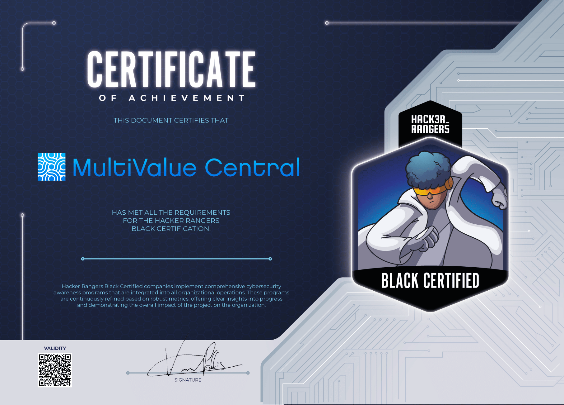 Multivalue Central - Hacker Rangers Black Certified