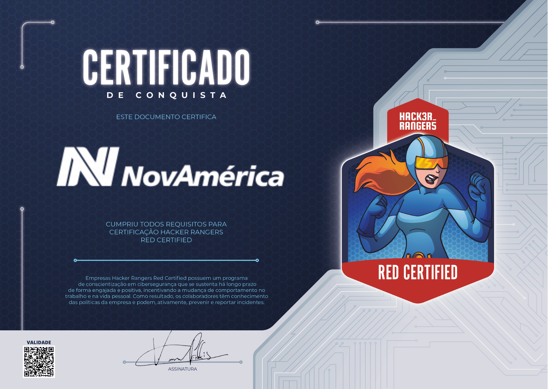 Novamerica - Hacker Rangers Red Certified