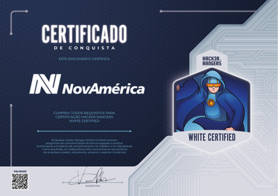NovAmérica - Hacker Rangers White Certified