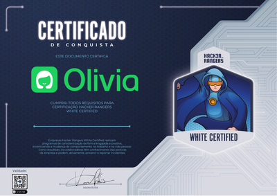 OLIVIA - Hacker Rangers White Certified