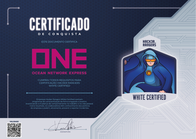 Oneline - Hacker Rangers White Certified