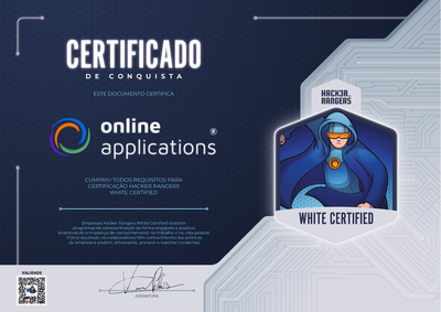 OnlineApp - Hacker Rangers White Certified