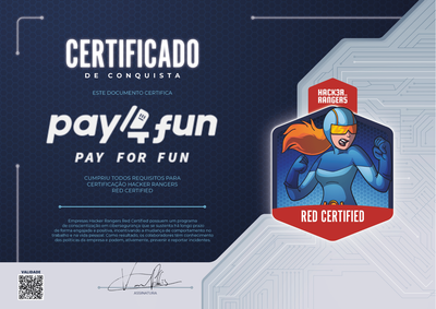 Pay4Fun- Hacker Rangers Red Certified