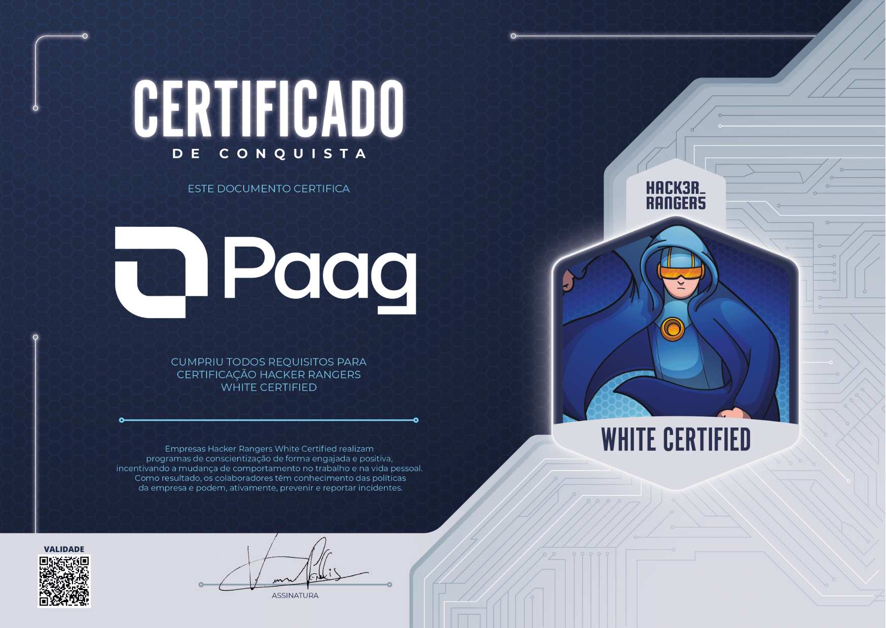 Paag - Hacker Rangers White Certified
