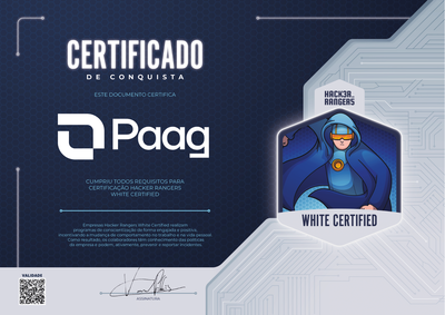 Paag - Hacker Rangers White Certified