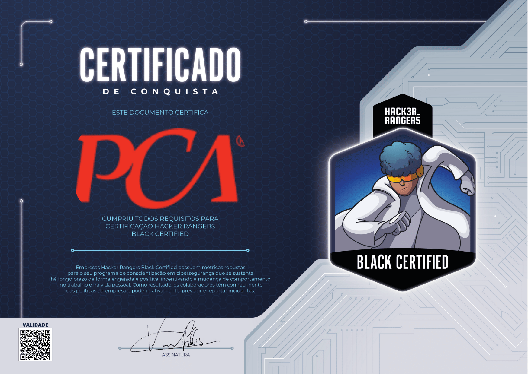 PCA Engenharia - Hacker Rangers Black Certified