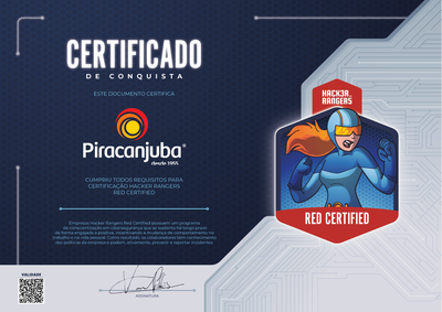 Piracanjuba - Hacker Rangers Red Certified