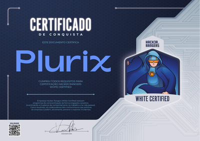 Plurix - Hacker Rangers White Certified