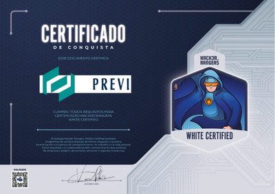 Previ - Hacker Rangers White Certified