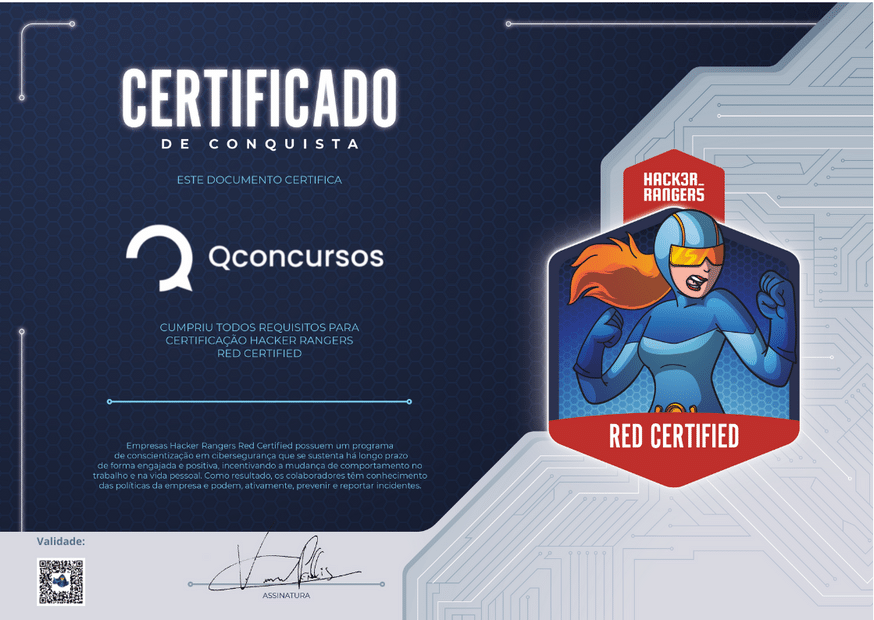 QConcursos - Hacker Rangers Red Certified