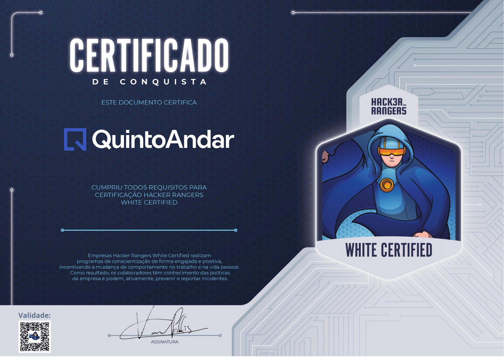 Quinto Andar - Hacker Rangers White Certified