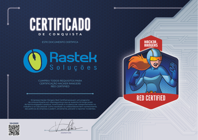 Rastek - Hacker Rangers Red Certified